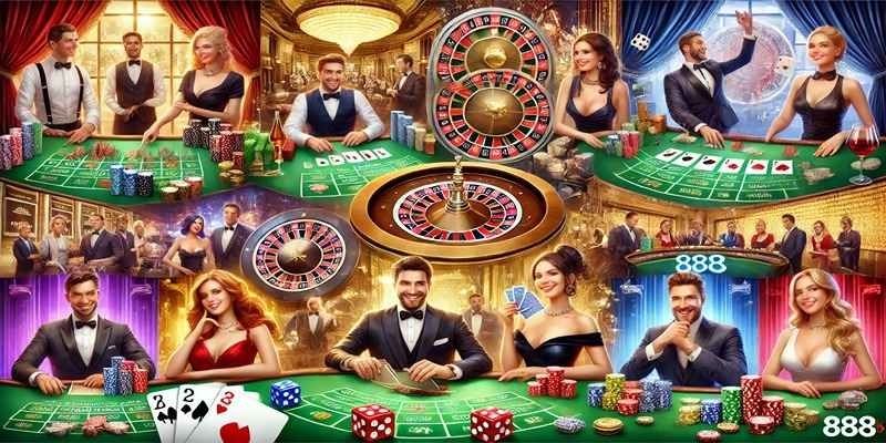 Live Casino 888B: Sòng bài Casino trực tuyến đẳng cấp châu Á 2 Giới thiệu về sảnh casino 888B