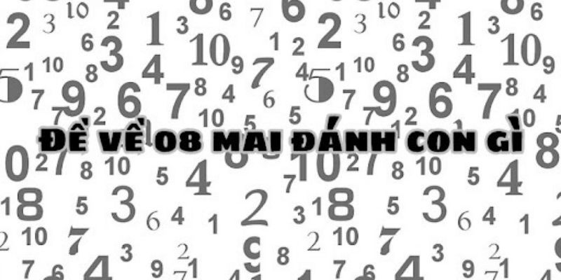 Đề về 08 hôm sau đánh con gì: Con lô đề lý tưởng nhất 3 Đề về 08 hôm sau đánh con gì chính xác nhất?